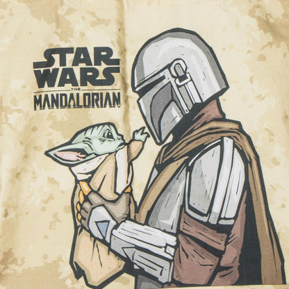 Bolsa tote beige de The Mandalorian con Grogu y Star Wars - 3