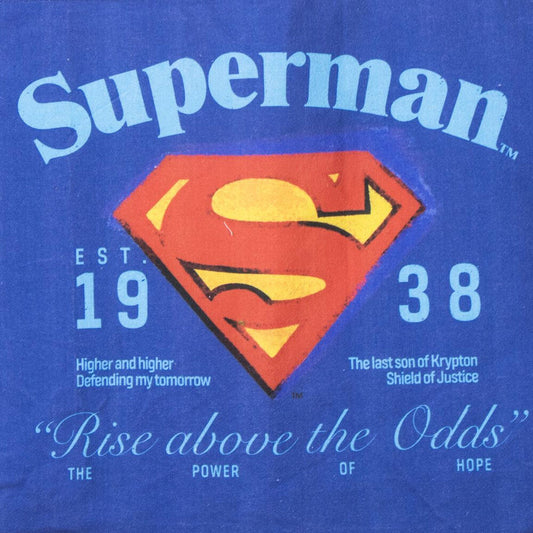 Bolsa tote azul de Superman DC Comics con escudo frontal - 3