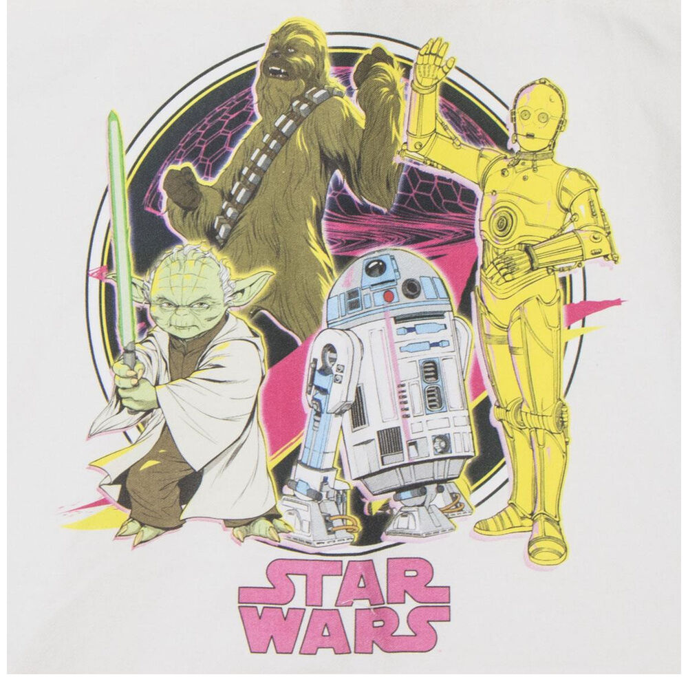 Bolsa tote Star Wars con Yoda, Chewbacca, C-3PO y R2-D2 - 3