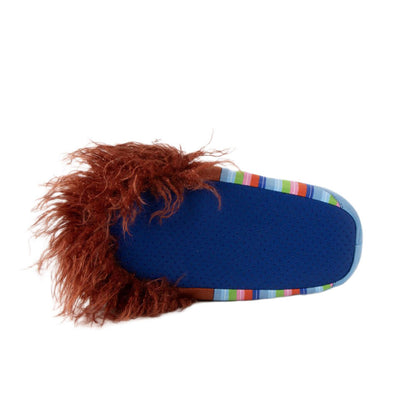 Pantuflas 3D de Chucky con rostro y melena de pelo - 3