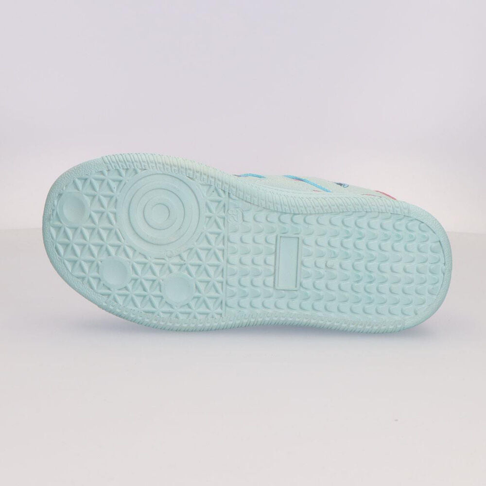 Deportiva Stitch de Disney en azul agua con detalles rosas - 3