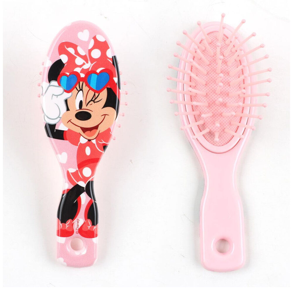 Set de belleza rosa de Minnie Disney con cepillo y accesorios para el cabello - 3
