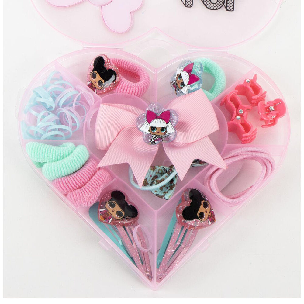 Set de belleza L.O.L. Surprise de 20 piezas en estuche con forma de corazón - 3
