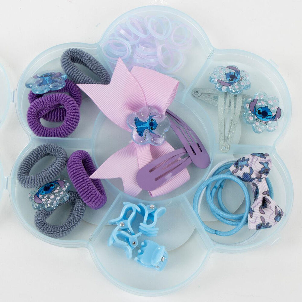 Set de belleza Stitch Disney de 20 piezas en estuche translúcido - 3