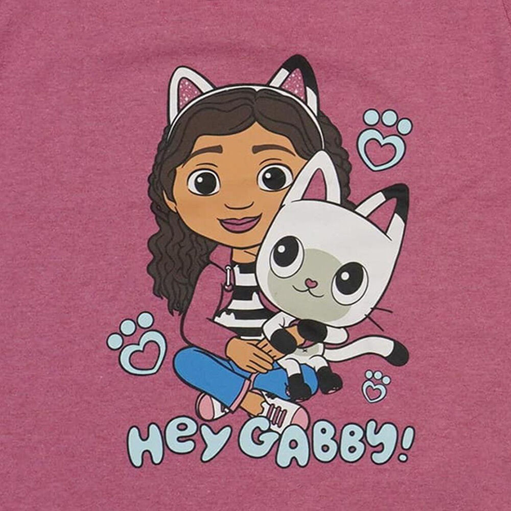 Pijama infantil de manga larga de La Casa de Muñecas de Gabby en rosa - 3