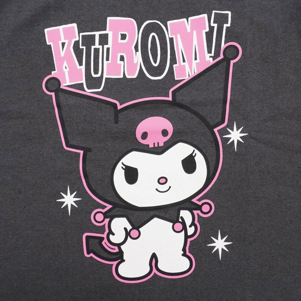 Pijama de manga larga Kuromi Hello Kitty de dos piezas - 3