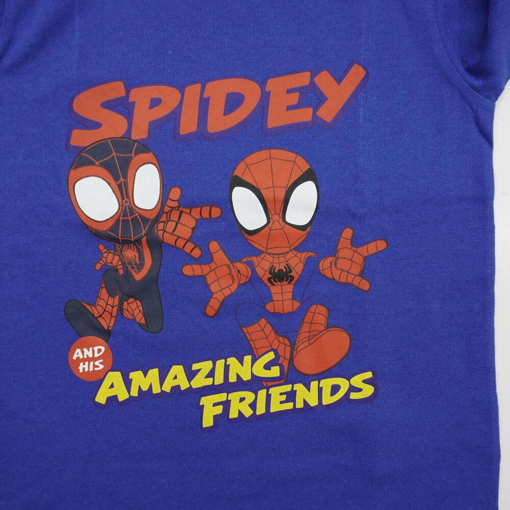 Pijama infantil Spidey Marvel azul de manga larga - 3