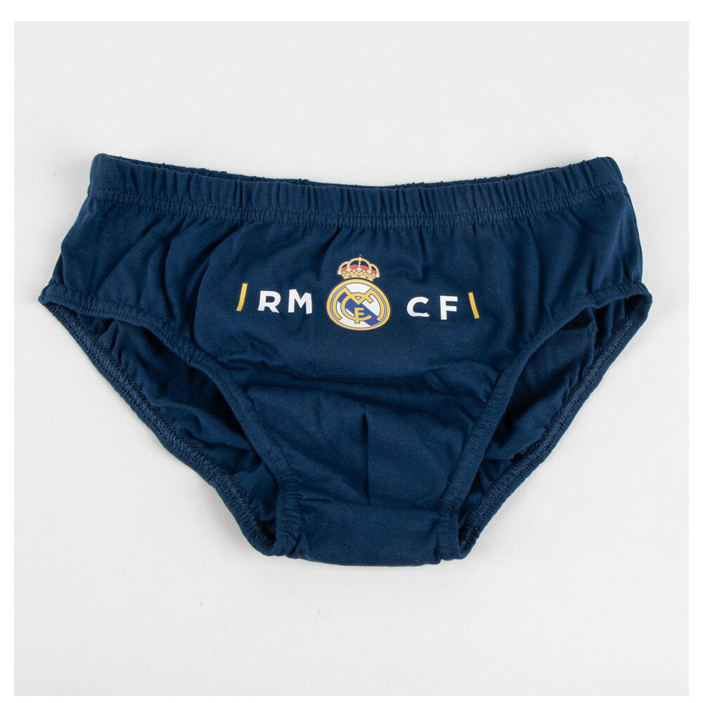 Set de tres calzoncillos Real Madrid CERDÁ en blanco y azul marino - 3