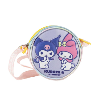 Bolso 3D de Kuromi y My Melody en tonos pastel - 4