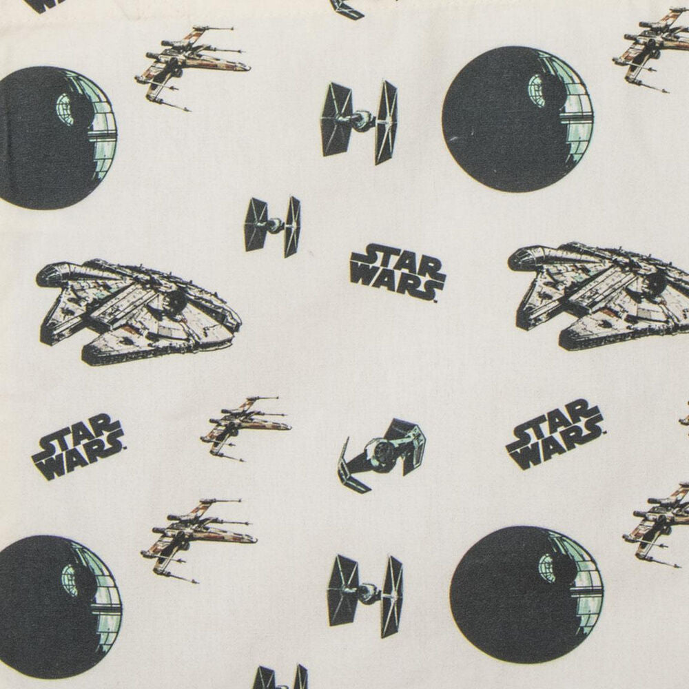 Bolsa tote Star Wars CERDÁ con estampados de stormtroopers, Darth Vader y naves - 4