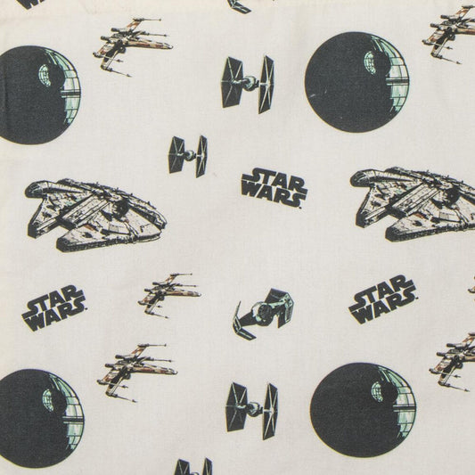Bolsa tote Star Wars CERDÁ con estampados de stormtroopers, Darth Vader y naves - 4