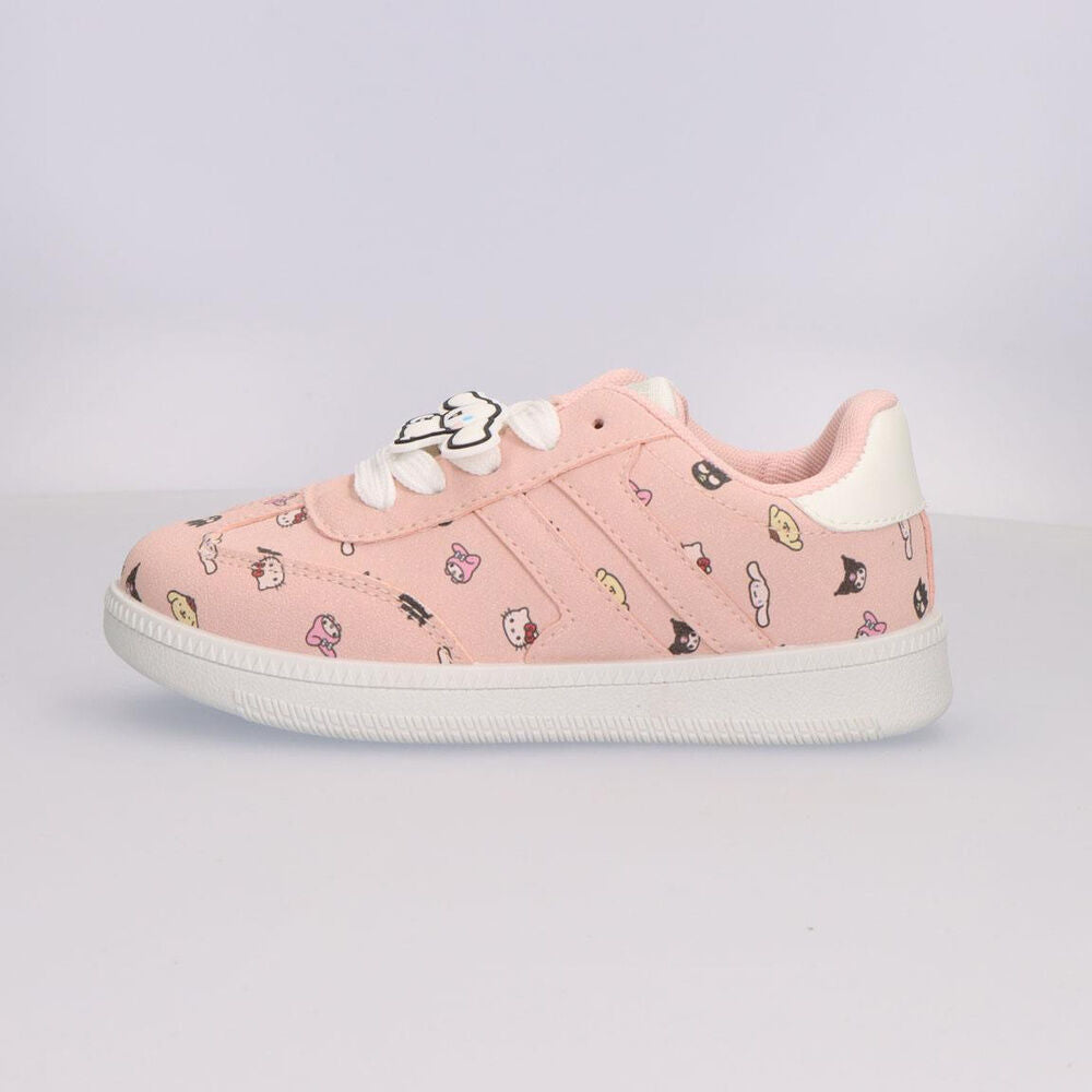Deportivas rosas de Hello Kitty CERDÁ con cordones y suela blancos - 4