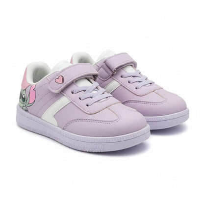 Deportiva Stitch Disney rosa y lila con cierre adherente - 4