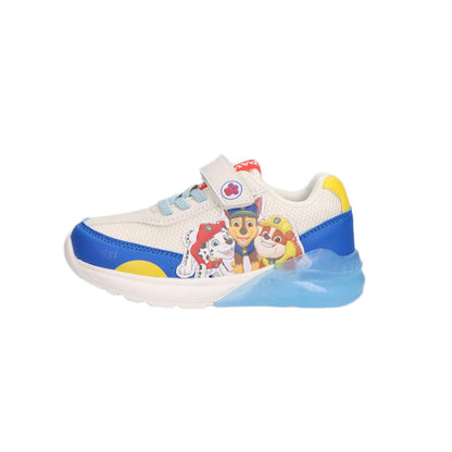Deportiva infantil Paw Patrol con luces en blanco, azul y amarillo - 4