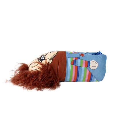 Pantuflas 3D de Chucky con rostro y melena de pelo - 4