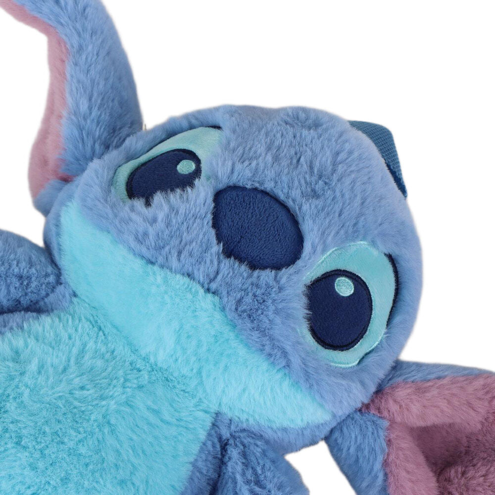 Mochila de peluche azul de Stitch Disney con tirantes - 4