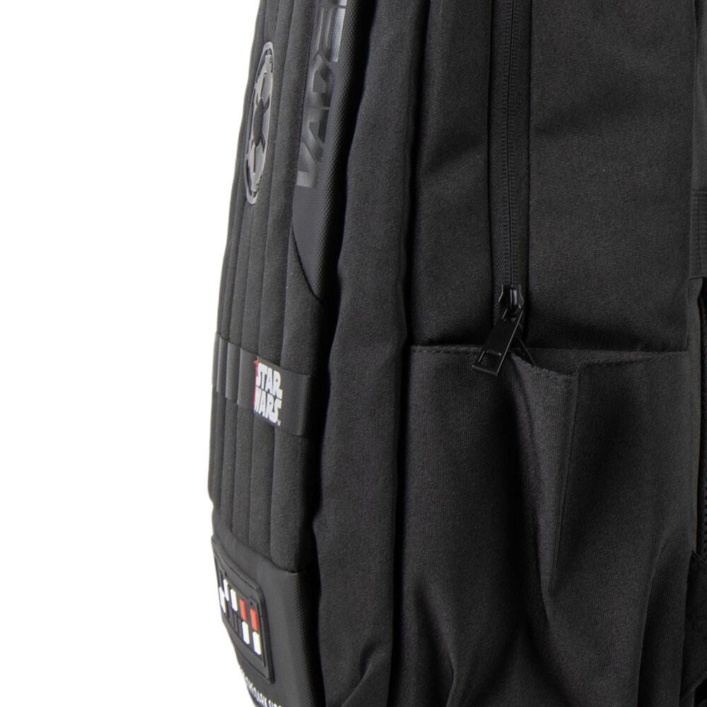 Mochila negra Star Wars CERDÁ con emblema imperial - 3