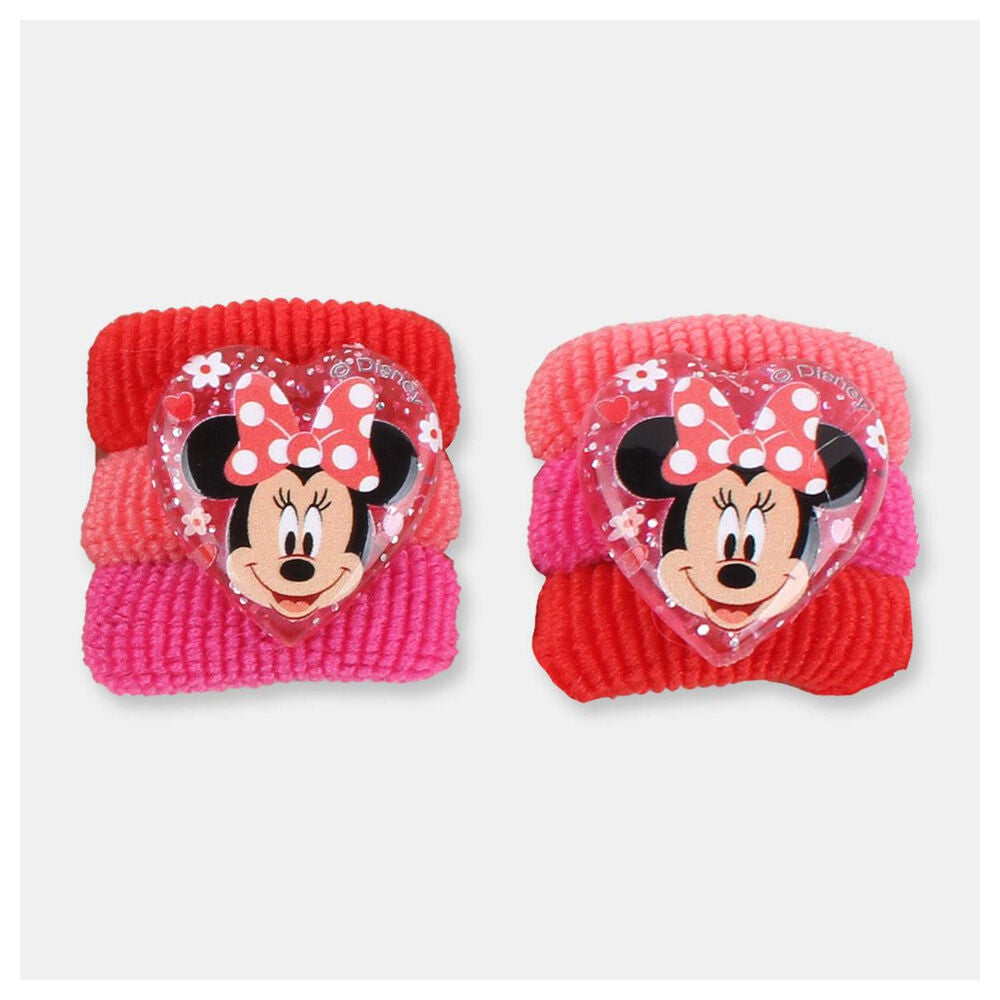 Set de belleza rosa de Minnie Disney con cepillo y accesorios para el cabello - 4