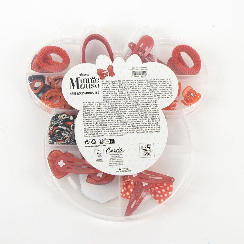 Set de belleza Disney Minnie de 20 piezas en estuche transparente - 4