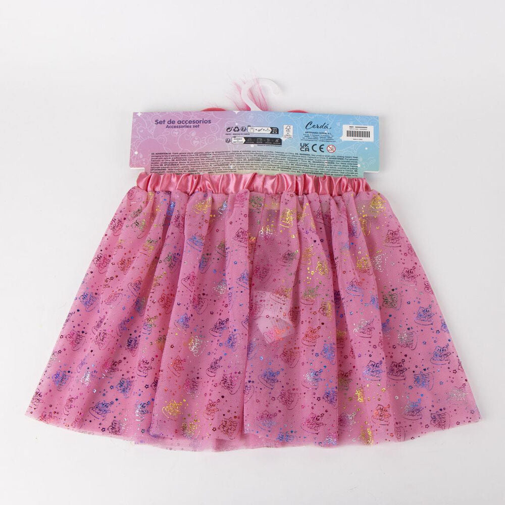 Set rosa de diadema con orejas y tutú de Osos Amorosos - 4