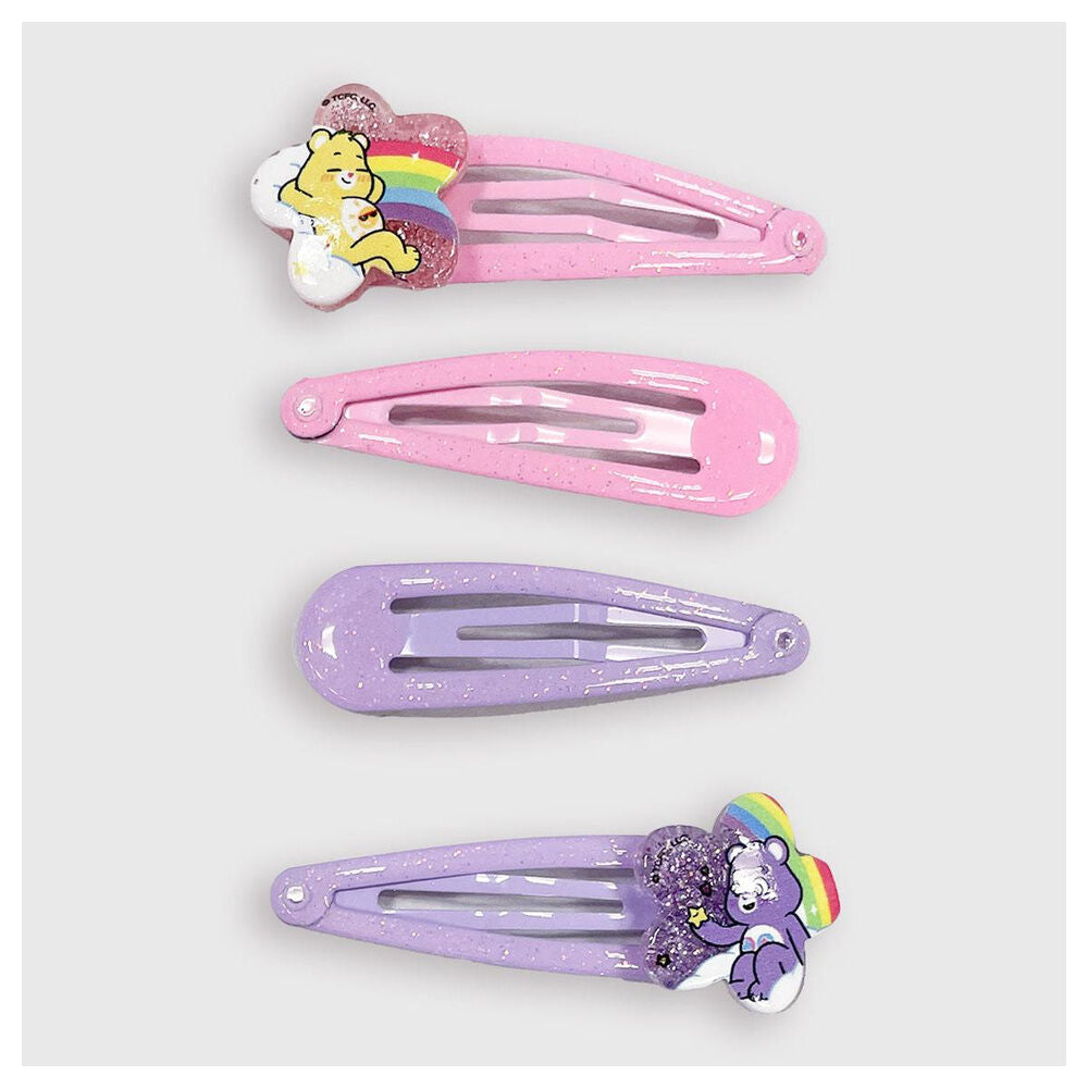 Set de accesorios para el cabello Care Bears con pinzas, gomas y lazos - 4