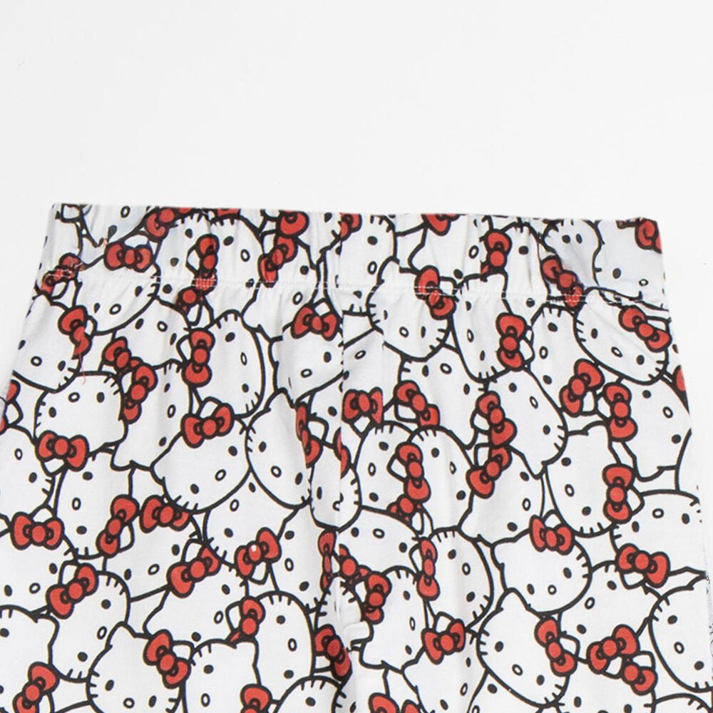 Conjunto rosa de manga larga y pantalón estampado de Hello Kitty - 4
