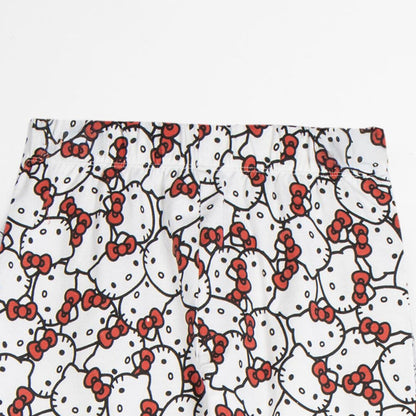 Conjunto rosa de manga larga y pantalón estampado de Hello Kitty - 4