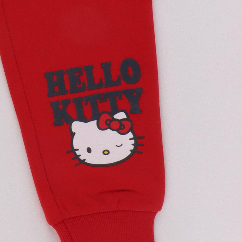 Chándal infantil Hello Kitty CERDÁ gris y rojo - 4
