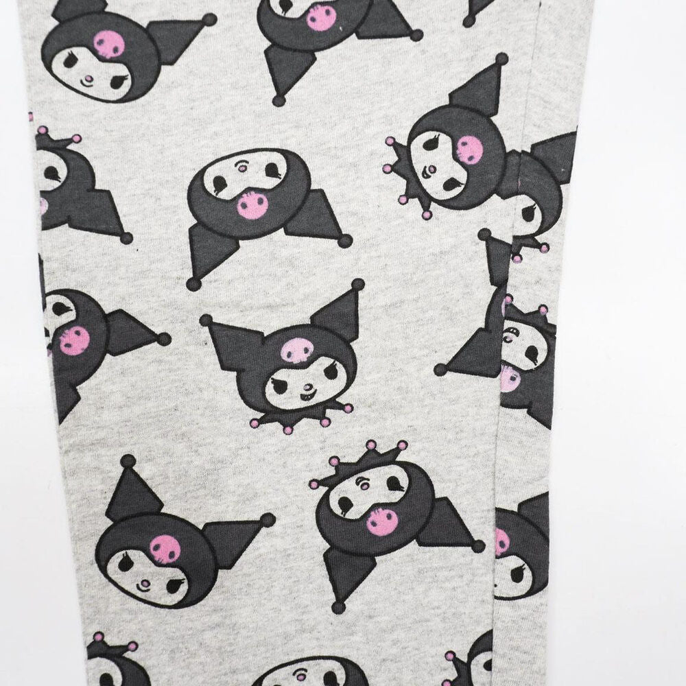 Pijama de manga larga Kuromi Hello Kitty de dos piezas - 4