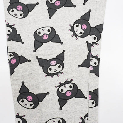Pijama de manga larga Kuromi Hello Kitty de dos piezas - 4