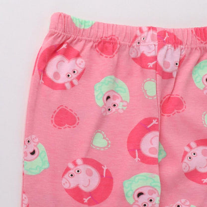 Pijama infantil rosa de manga larga con estampado de Peppa Pig - 4