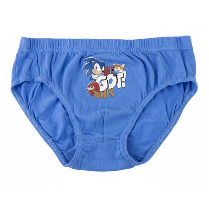 Set de cinco calzoncillos infantiles de Sonic The Hedgehog en varios colores - 4