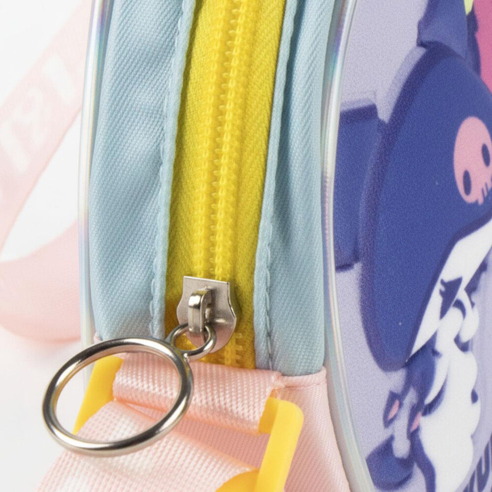 Bolso 3D de Kuromi y My Melody en tonos pastel - 5