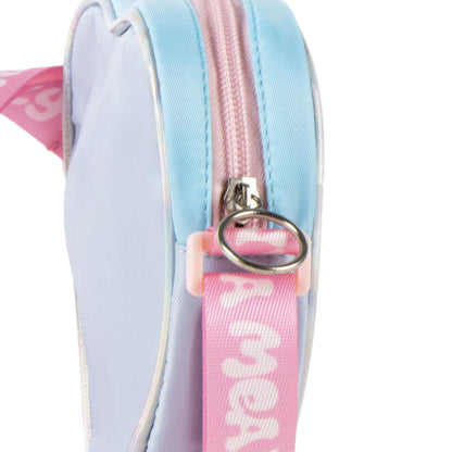 Bolso corazón de Stitch Disney en tonos azul y rosa con correa - 5