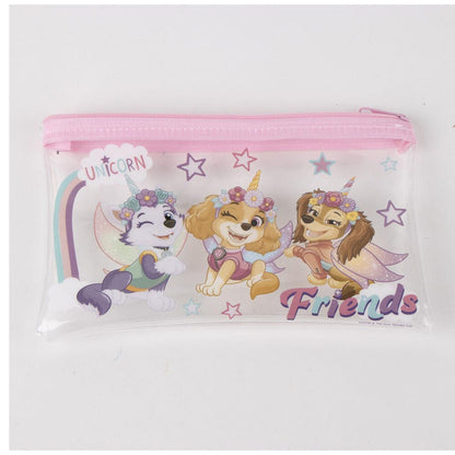 Set de accesorios para el pelo Paw Patrol con estuche rosa - 5