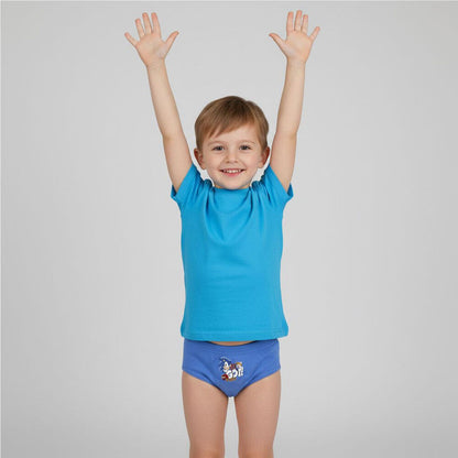 Set de tres calzoncillos infantiles Sonic The Hedgehog en rojo, azul y blanco - 5