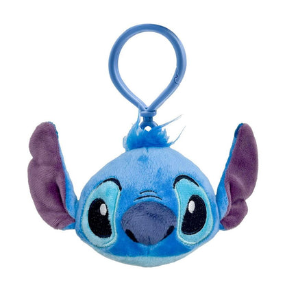 Llavero de peluche Stitch Disney azul con orejas moradas