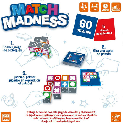 Caja del juego de mesa Match Madness de SD Games - 2