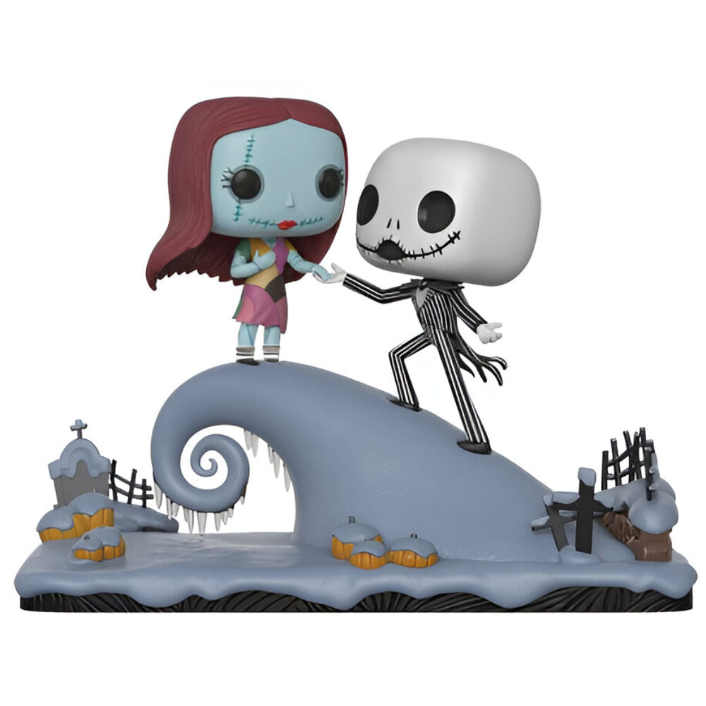 Figura Funko POP! de Jack y Sally sobre la colina de Pesadilla Antes de Navidad