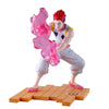 Figura de Hisoka de Hunter x Hunter con efecto rosa translúcido