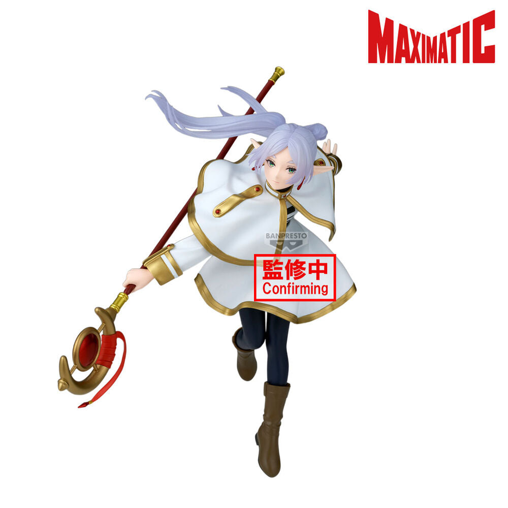 Figura Frieren Maximatic de 20 cm con bastón