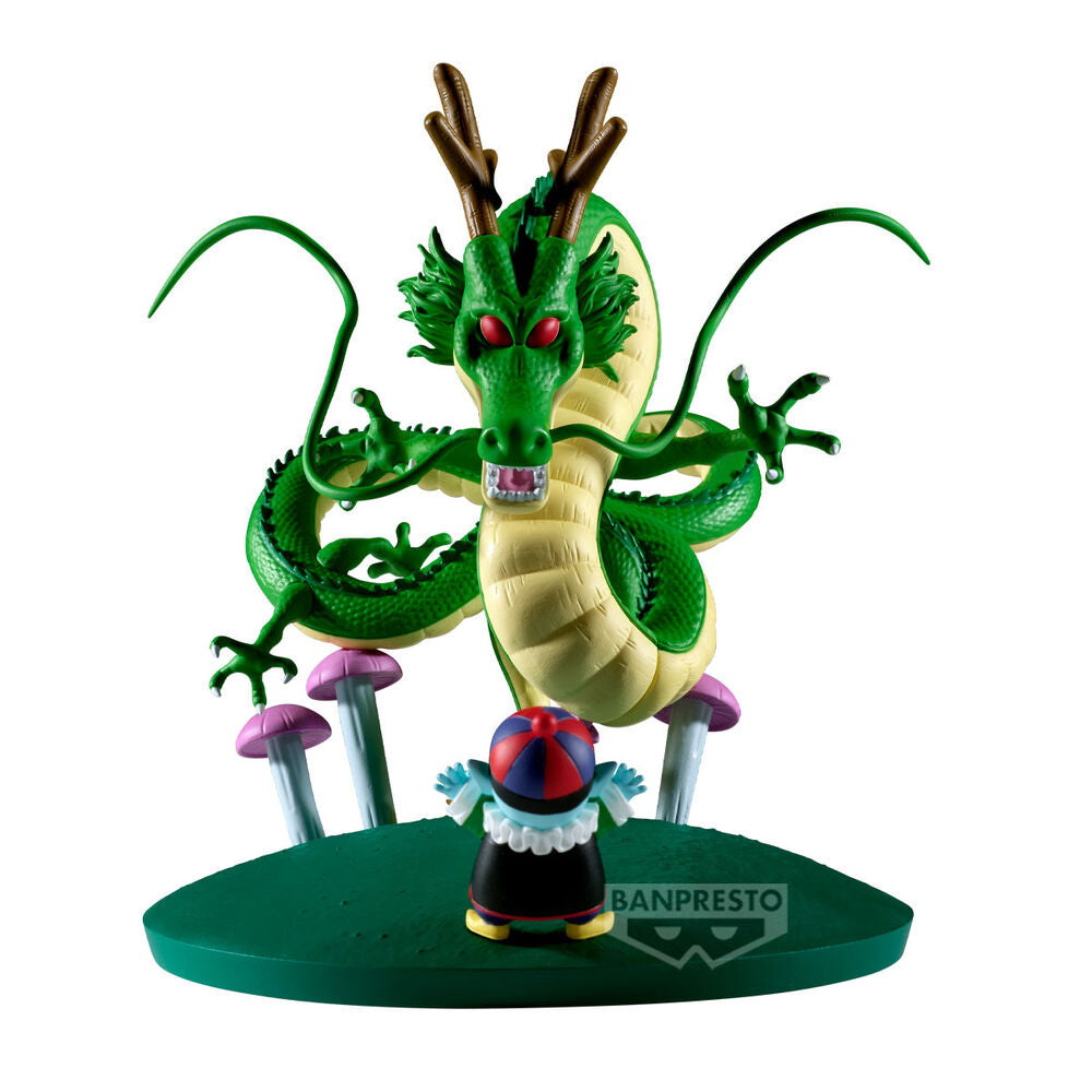 Figura Shenron History Box de Dragon Ball con base decorada
