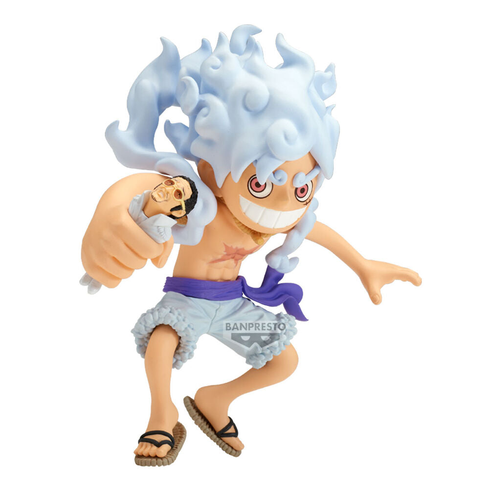 Figura Banpresto de Monkey D. Luffy con Borsalino de One Piece