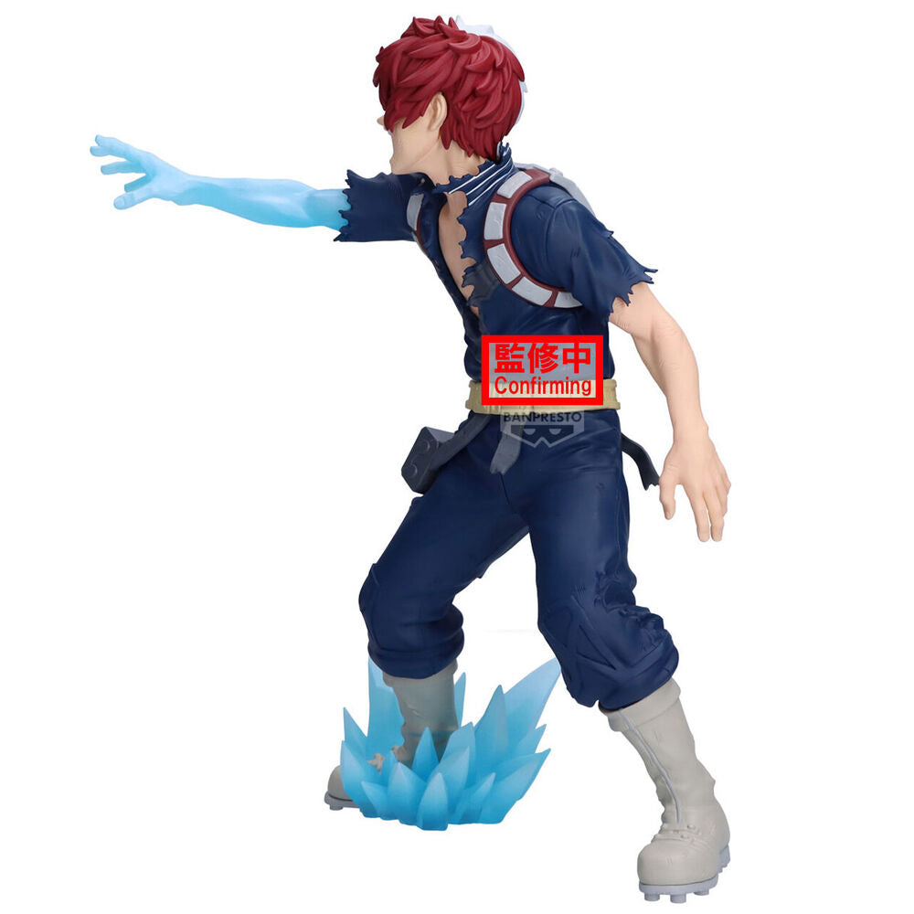 Figura Maximatic de Shoto Todoroki con efecto de hielo azul - 3