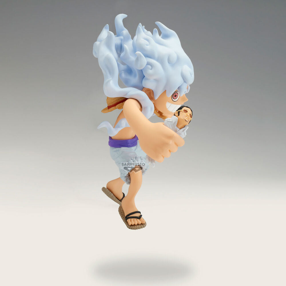 Figura Banpresto de Monkey D. Luffy con Borsalino de One Piece - 4