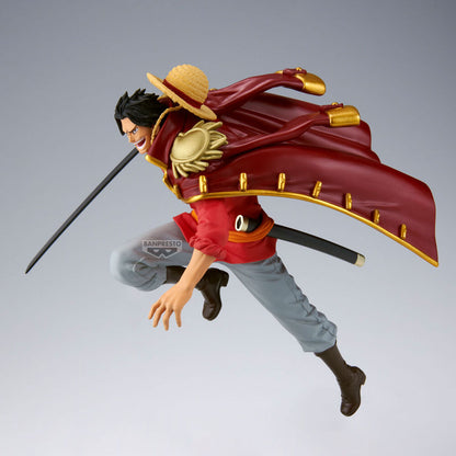Figura Gol D. Roger Battle Record de One Piece con espada y abrigo rojo - 4