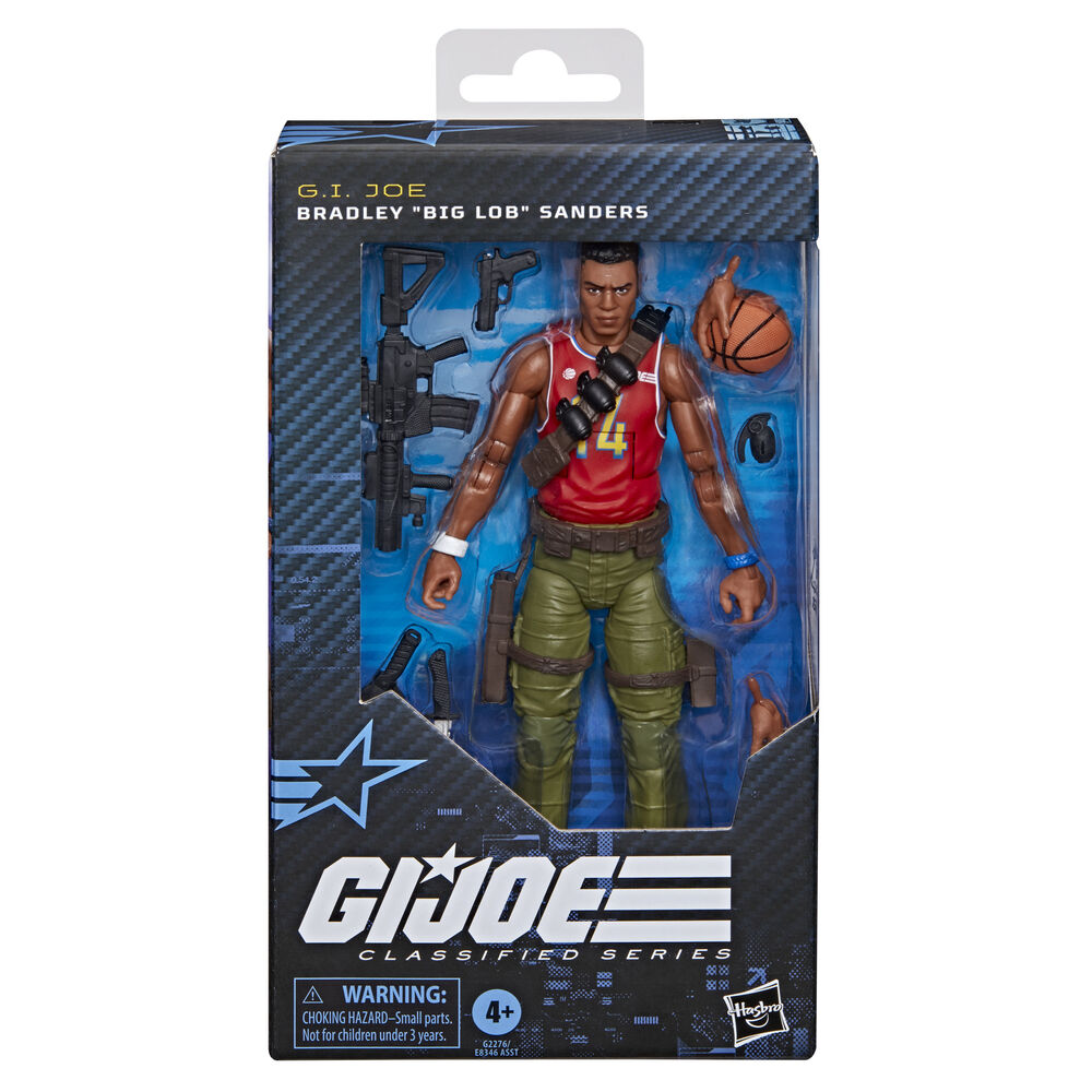 Figura articulada Bradley Big Lob Sanders de G.I. Joe con accesorios