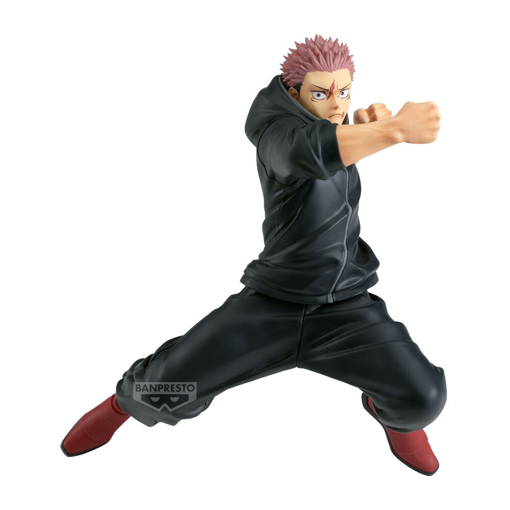 Figura de Yuji Itadori de Jujutsu Kaisen en pose de combate