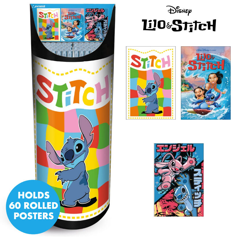 Surtido de pósteres Disney de Stitch y Lilo & Stitch