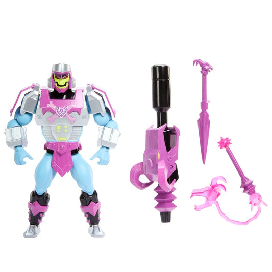 Figura articulada Armor Skeletor Megatron de 14 cm con accesorios